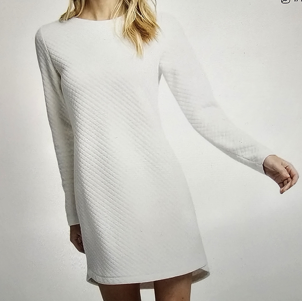 **NWT** Southern Tide White Textured Dress, XS